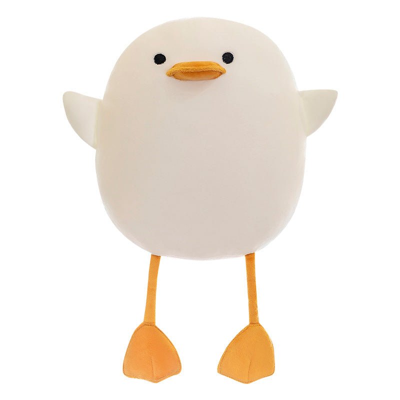 Banana ducks cute hug plush duck plain background