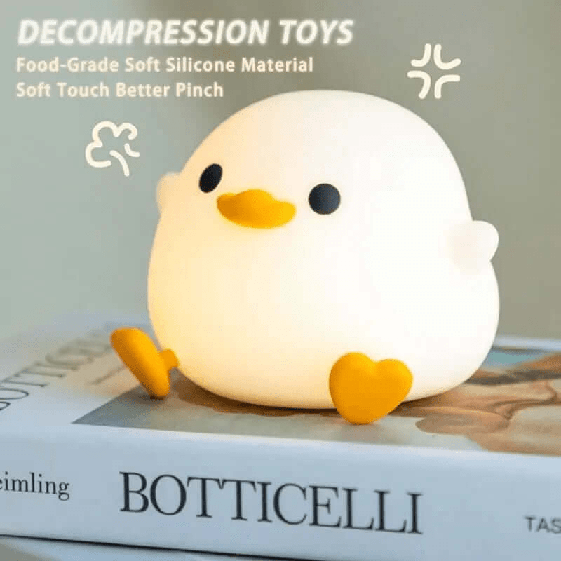 Soft Duck Night Light Lamp - Banana Duck