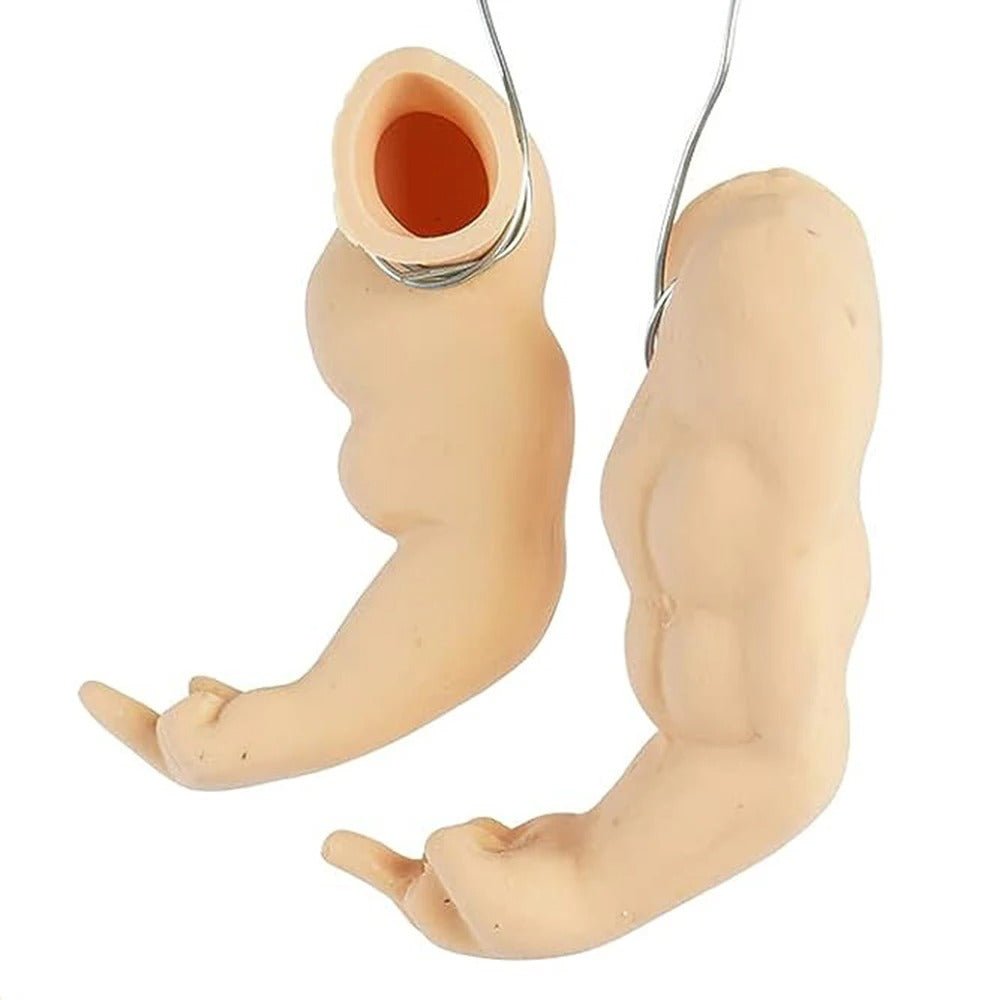 Two silicone sleeves with a ring on a white background for Ducks to wear, specifically banana ducks