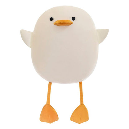 Banana ducks cute hug plush duck plain background