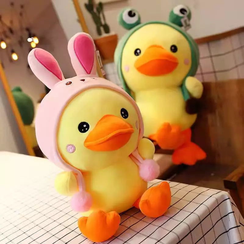 Cute Duck Plush Toy with Hat