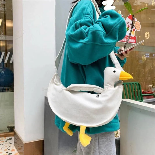 Cute Silly Goose Tote Bag