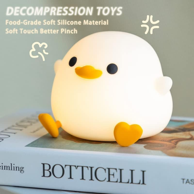 Soft Cute Duck Squishy Light Lamp